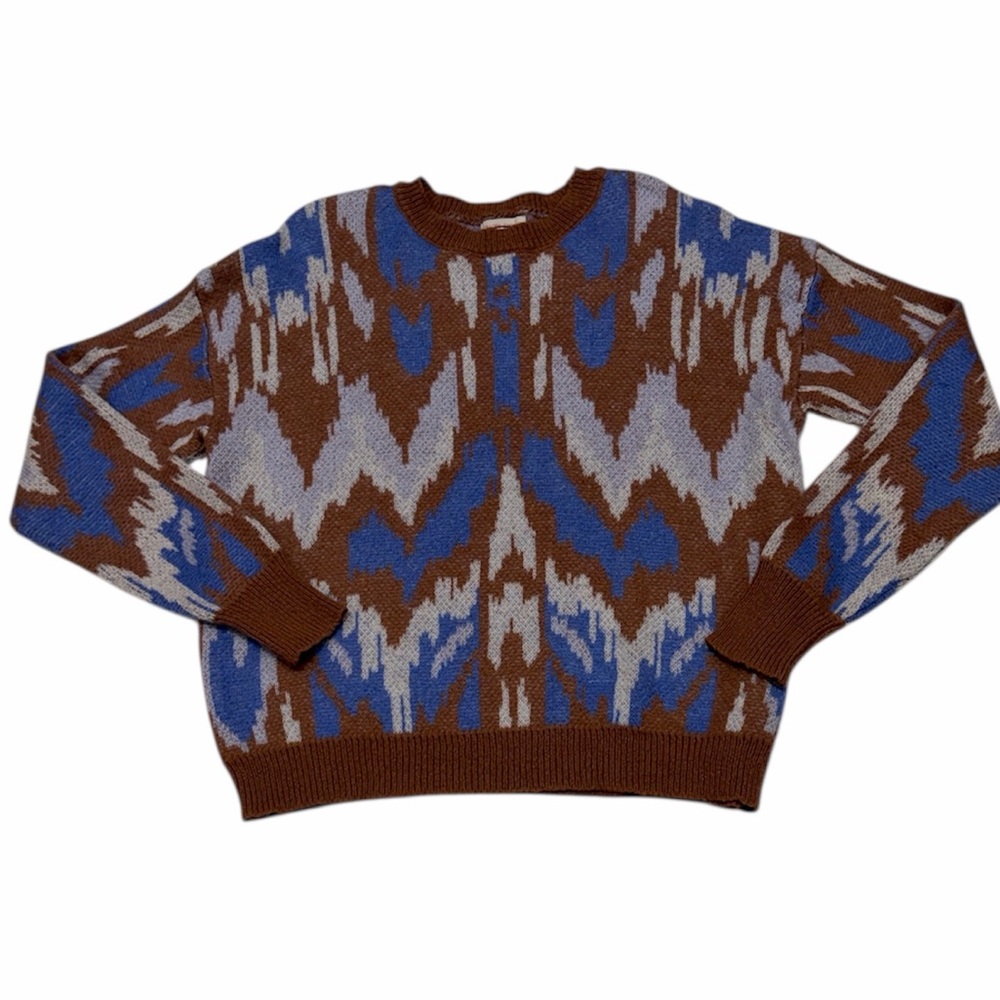 Knox Rose Pullover Long Sleeve Crewneck Knitted sweater Size Medium